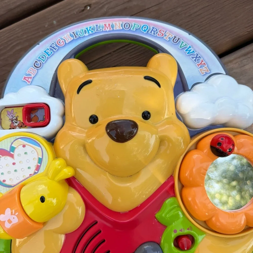 VTech Disney Winnie the Pooh 2-in-1 Baby Activity Walker Panel Tested Works HTF